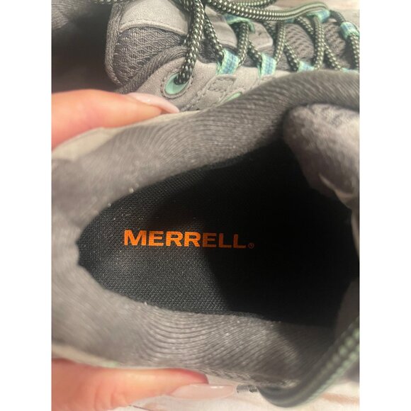 Merrell Shoes Women Moab 2 Low Waterproof in Drizzle Sz 7.5 - Picture 11 of 12